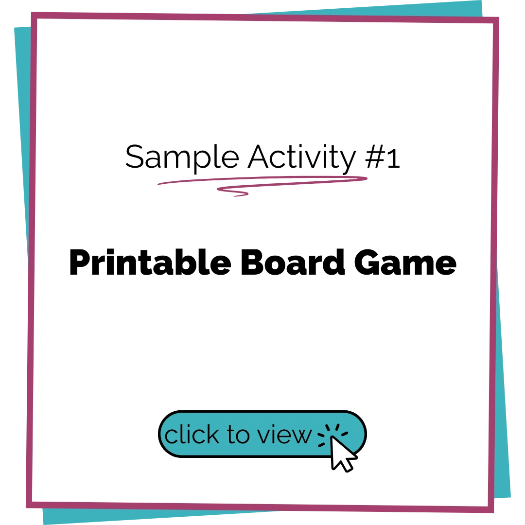 Board game activity sample
