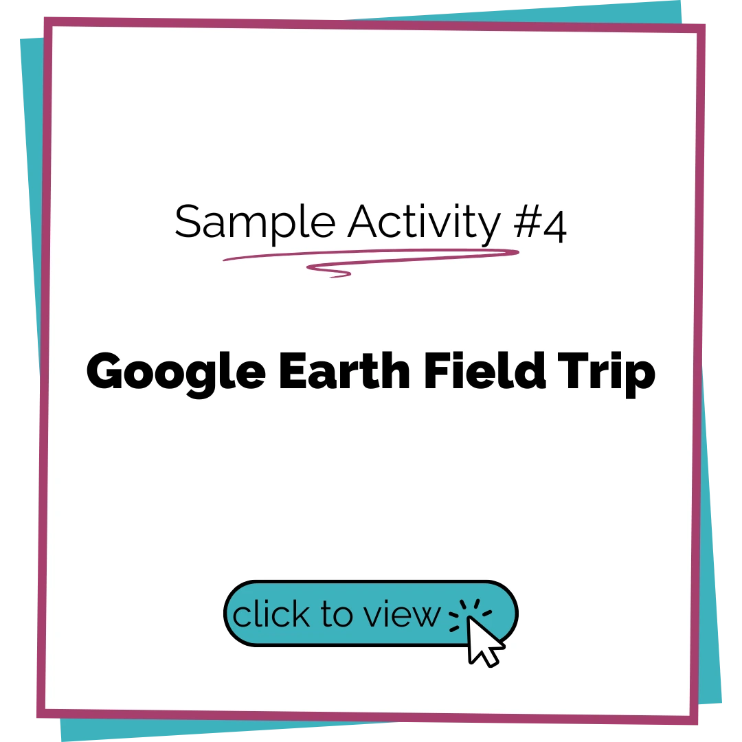 Google Earth activity sample
